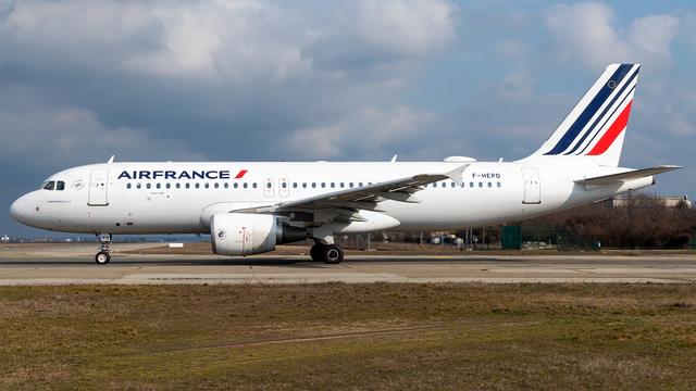 F-HEPD:Airbus A320-200:Air France
